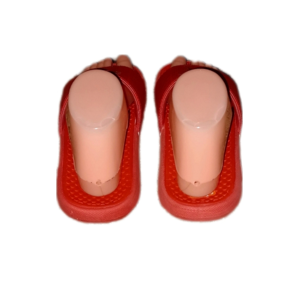 Puma | Women's Red Slide Flip Flops - Picture 4 of 5